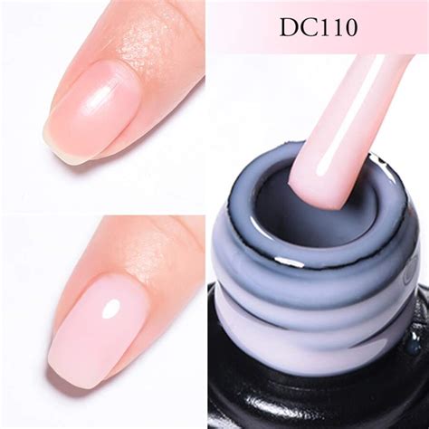 Ml Nude Rubber Base Gel Nail Polish Pink Nude Color Semi Permant Soak