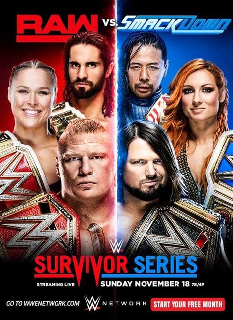 Official Survivor Series 2018 Pay Per View Poster Revealed Photo