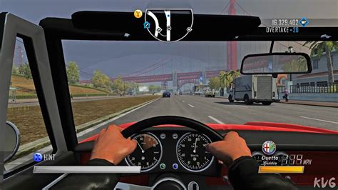 Driver San Francisco Alfa Romeo Spider Duetto Cockpit View Gameplay