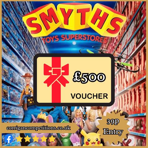 500 Smyths Voucher 2 Corrigan Competitions