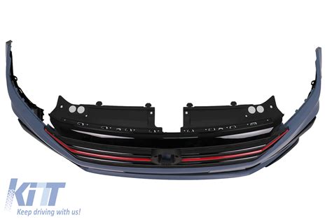 Front Bumper With Central Grille Suitable For VW Jetta Mk7 2019 2021