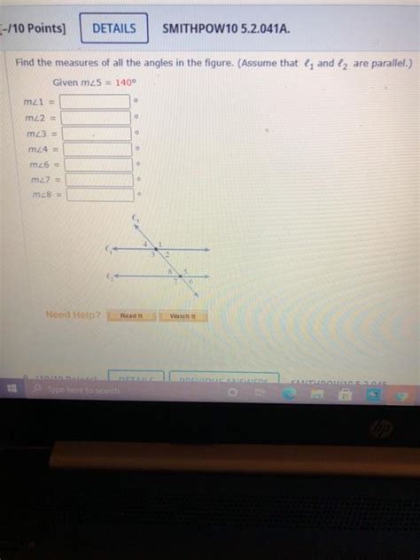 Solved Points Details Smithpow A Find The Chegg