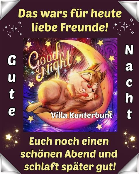 Das Wars F R Heute Liebe Freunde Gute Nacht Archives Gbpicsbilder