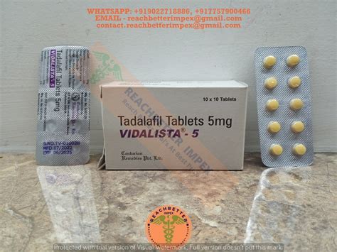 Vidalista Generic Cialis Tadalafil Tablets At Rs Stripe Cialis