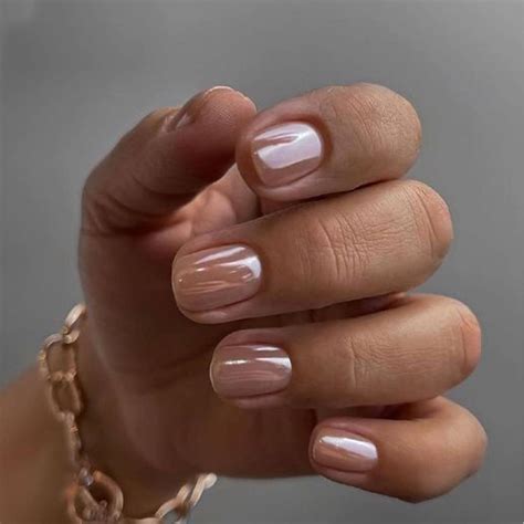 Shop Mouyouglow Short Square Nude Rosa Glaze Press On Nails Acrylic Fake Nails With Glue