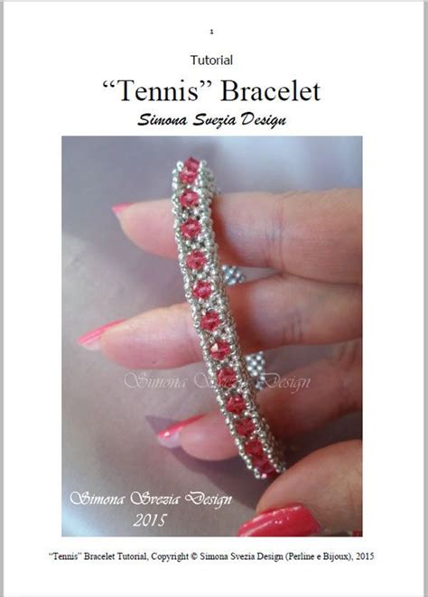 Tutorial Tennis Bracelet Bracciale With Images Bracelet