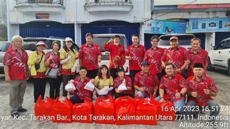 Psmti Tarakan Gelar Aksi Sosial Bagi Bagi Nasi Kotak Dan Donor Darah