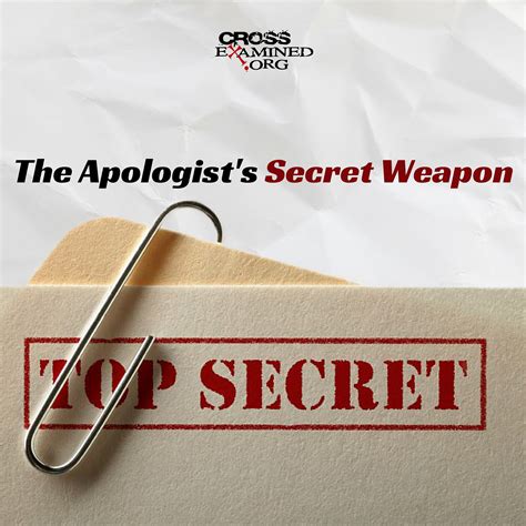 The Apologist's Secret Weapon | CrossExamined.org