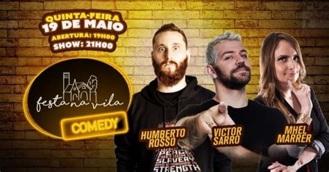 Stand Up Comedy Victor Sarro Mhel Marrer Humberto Rosso Em S O