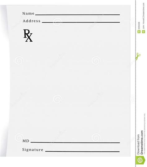 Blank Prescription Pad – Kaza.psstech.co – Free Printable intended for Blank Prescription Pad ...