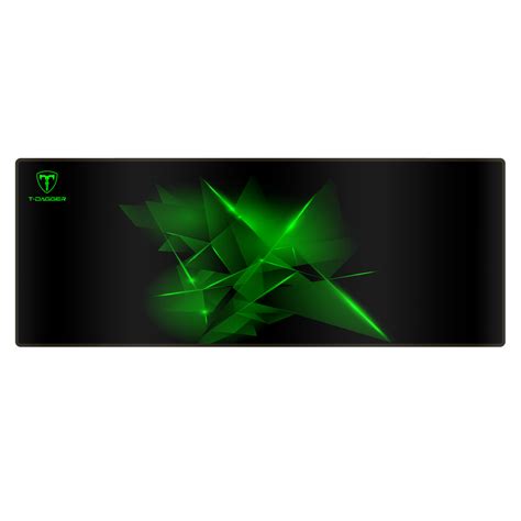 Mousepad Gamer T Dagger Geometry L Preto E Verde Estendido 780x300x3mm T Tmp301