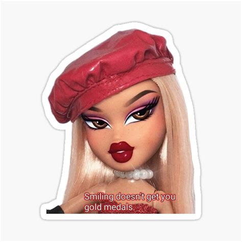 Bratz Quotes Sticker For Sale By Sweetenvibes Redbubble