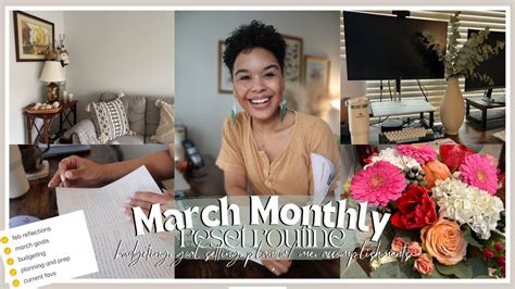 March Monthly Reset Goal Setting Current Favorites Prep Plan