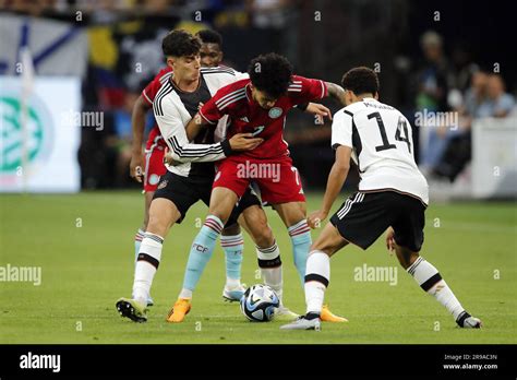 GELSENKIRCHEN LR Kai Havertz Of Germany Luis Diaz Of Colombia