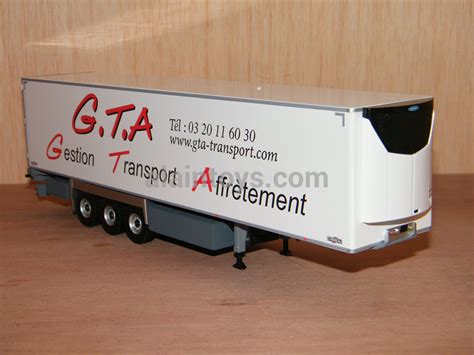 NOUVEAU DAF XG REMORQUE CHEREAU TRANPORTS GTA ELIGOR 1 43 Réf 117665