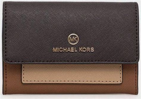 MICHAEL Michael Kors portfel i etui na karty skórzane damski kolor