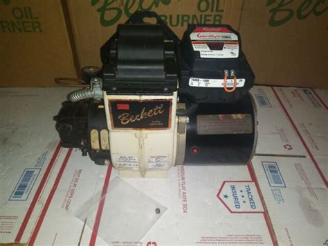 Beckett Oil Burner Unit Model Af Afg Burnham Boiler Hot Water Tank Furnace Ebay