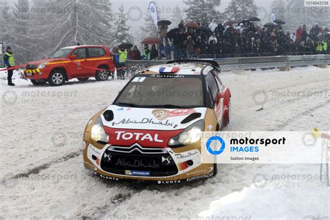 Sebastien Loeb FRA And Daniel Elena MC Citroen DS3 WRC On Stage 14