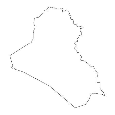 Premium Vector Highly Detailed Iraq Map With Borders Isolated On