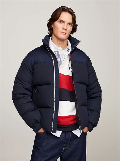 Th Warm New York Puffer Jacke Mit Daunen Blau Tommy Hilfiger