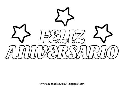 Molde De Letras Feliz Aniversario Para Imprimir - Letras de Feliz Aniversario ~ Educadores Web