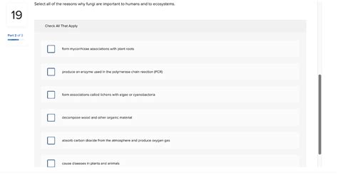 Solved Select all of the reasons why fungi are important to | Chegg.com 