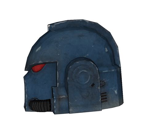 Warhammer 40k Space Marine Helmet Cosplay Foam Pepakura File Template