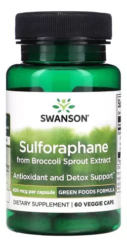 Swanson Sulforafano Brocoli Antioxidante Mcg X C Ps Cuotas Sin