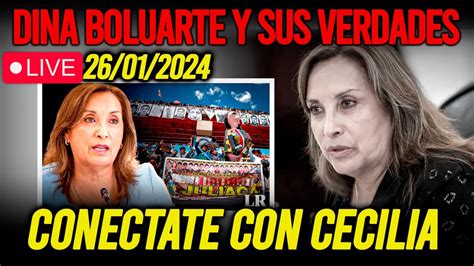 EN VIVO CECILIA GARCIA COMENTA EL MAL GOBIERNO DE DINA BOLUARTE Y