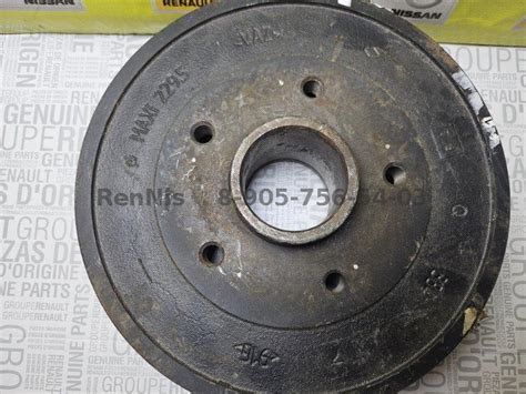 Рено Дастер барабан тормозной оригинал 432008208R