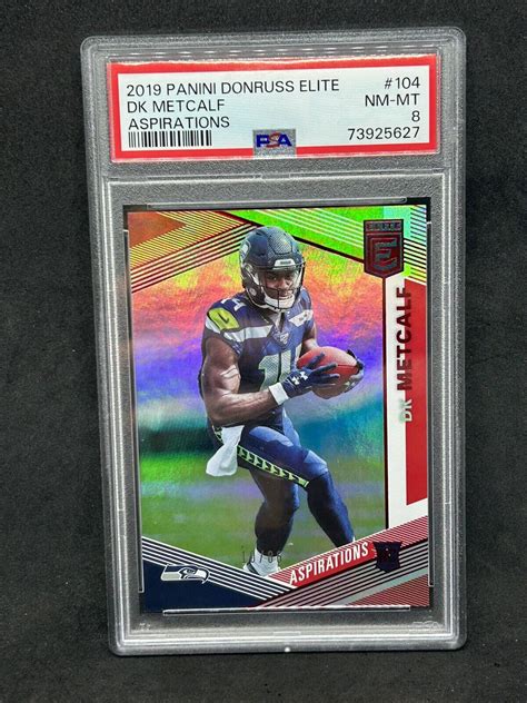 Panini Donruss Elite Rookies Aspirations Dk Metcalf Psa