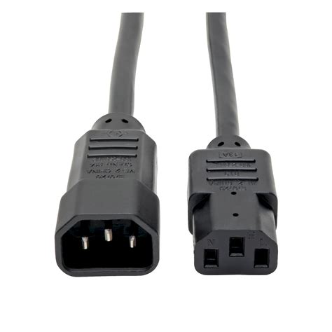 C14 To C13 Computer Power Cord 2 Ft 18 AWG Eaton