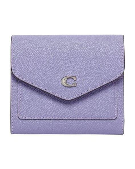 Coach Wyn Small Wallet In Purple Lyst