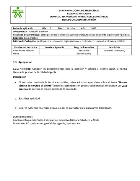 Ev Ap Caso Pr Ctico Regional Antioquia Complejo Tecnol Gico