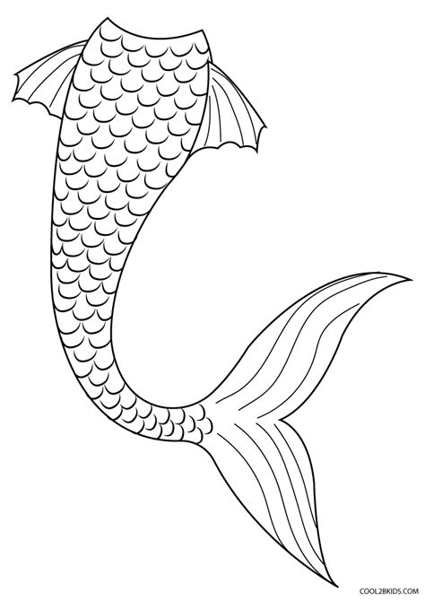 24+ Mermaid Tail Coloring Page - FranklinAnnah