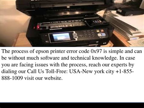 PPT Easy Steps To Resolve Epson Using Epson Printer Error Code 0x97