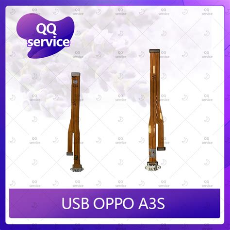 Usb Oppo A3s อะไหล่สายแพรตูดชาร์จ แพรก้นชาร์จ Charging Connector Port Flex Cable（ได้1ชิ้นค่ะ Qq