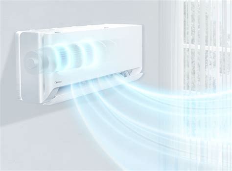 AI-powered Midea CB1-12HRFN8-I(B) Breezeless inverter air conditioner ...