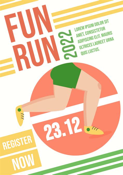 Fun Run Flyer Flyer Template