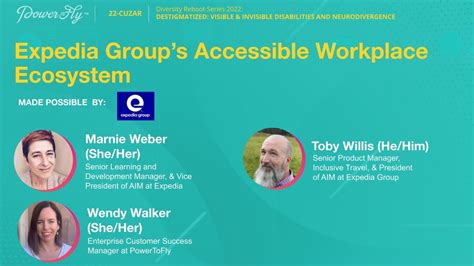 Expedia Groups Accessible Workplace Ecosystem Youtube