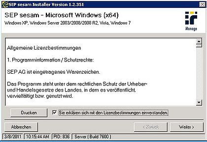 Sep Sesam Server Unter Windows Installieren Thomas Krenn Wiki