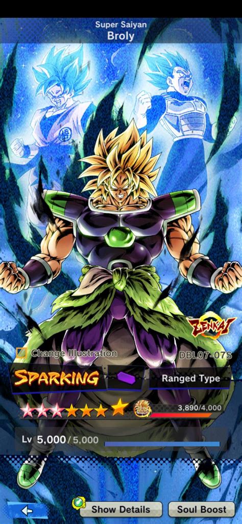 Does Anyone Have The Same Problem With Broly Cant Get Into Soul Boost