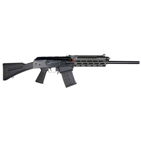 Jts M12ak T1 12 Gauge Ak Style Semi Automatic Shotgun With 18 7 Barrel And 2 5 Round Magazines