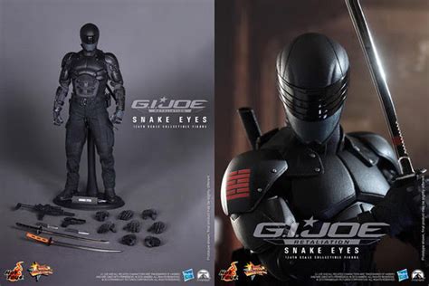 G I Joe Retaliation Th Scale Snake Eyes Collectible Figure From Hot Toys