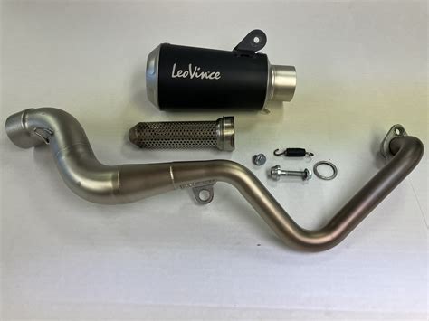 Leovince Lv 10 Black Full Exhaust System W Db Killer Honda Grom