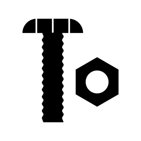 Icon Of Bolt And Nut Royalty Free Vector Image The Best Porn Website