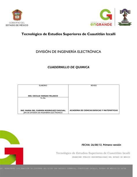 Tecnol Gico De Estudios Superiores De Cuautitl N Izcalli Divisi N