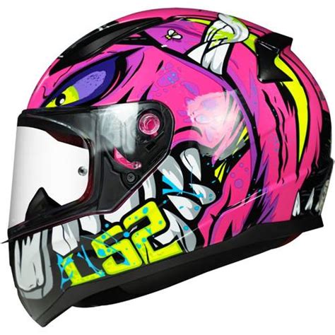 Capacete Ls Ff Rapid Badass Roxo Grid Motors