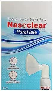 Buy Nasoclear Purehale Spray Hypertonic Sea Salt Soft Mist Spray