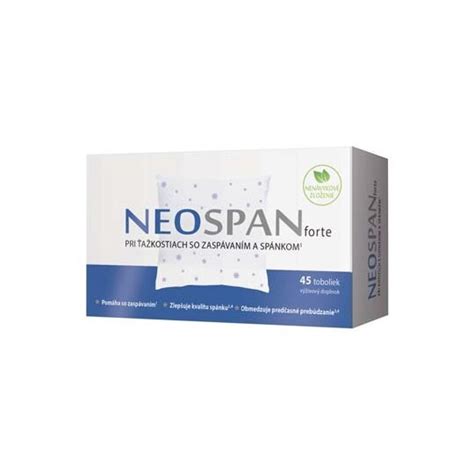 Neospan Forte Kaps L Skladom Benulekaren Sk